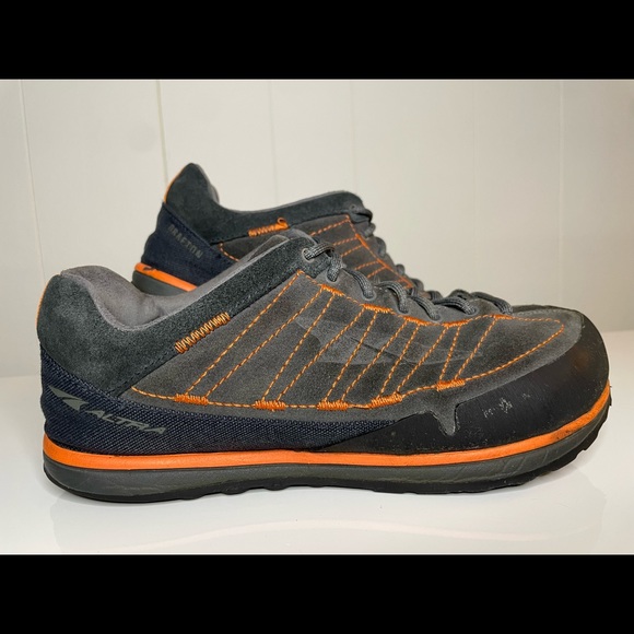 Altra Women's Grafton Size 7 Outdoors Shoes Gray/Orange Genuine Suede Rubber - Picture 1 of 12